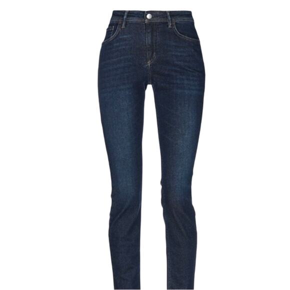 Acne Studios Bla Konst High-Rise Skinny Leg Jeans Size 24W 32L - Picture 5 of 8